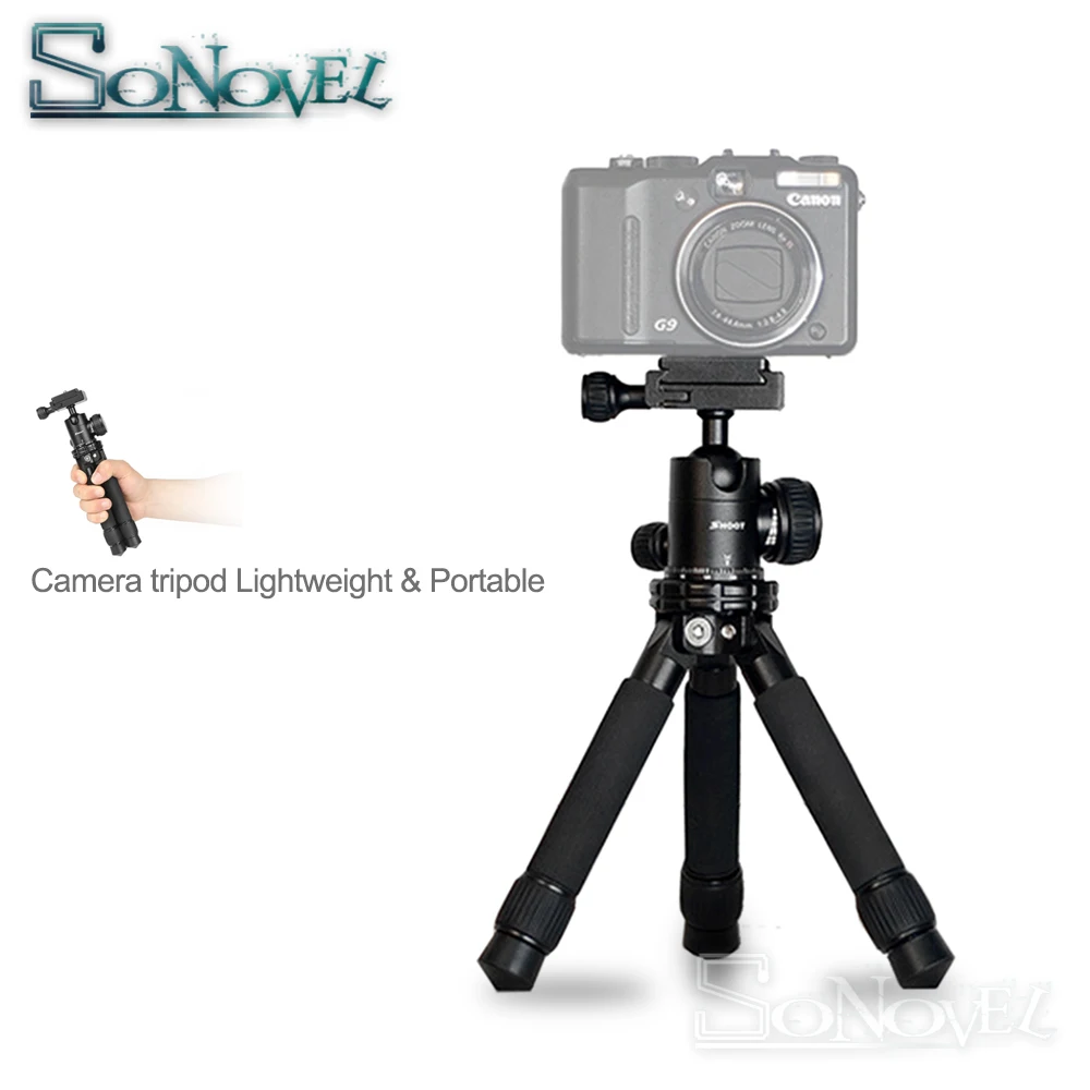 SHOOT Mini Portable Camera Tripod Adjustable Stable Tabletop Desktop