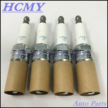 

10pieces/lot Iridium spark plugs FOR MAZDA 3 6 FIESTA FORD FOCUS MONDEO VOLVO S40 V40 C30 L3Y4-18-110 ITR6F-13