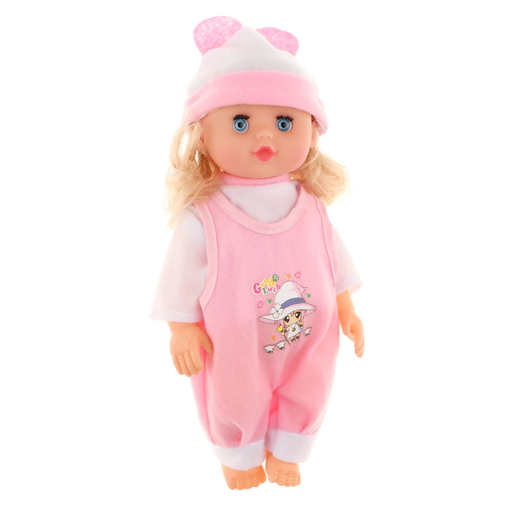 1/12 Talking Baby Doll 30cm 12inch Simulation Washable Newborn Infant Doll Newborn Baby Doll Can Drink Water Kids Bath Toys