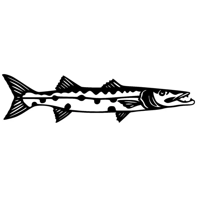 Get Cartoon Barracuda Fish Background