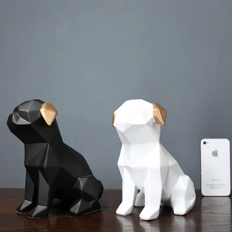 

Nordic Creative Bulldog Puppy Home Furnishing Wine Cabinet Living Room Villa Decoration Home Decoration Accessories Modern