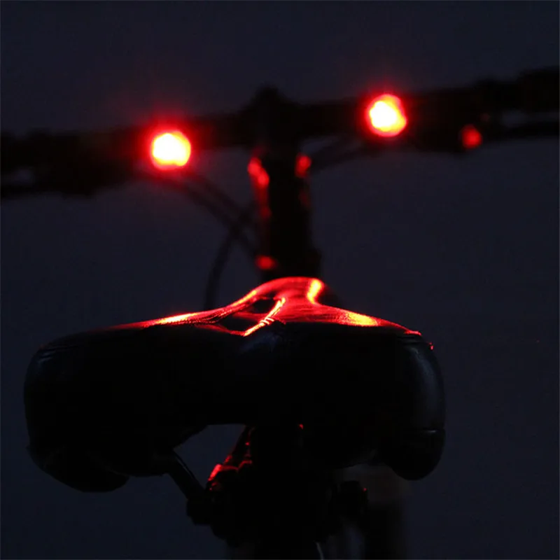 Discount ZK30 Dropshipping Bike Bicycle Cycling Rear Tail Helmet Red Flash Lights LED Waterproof MTB Safety Warning Lamp Aluminum Shell 5