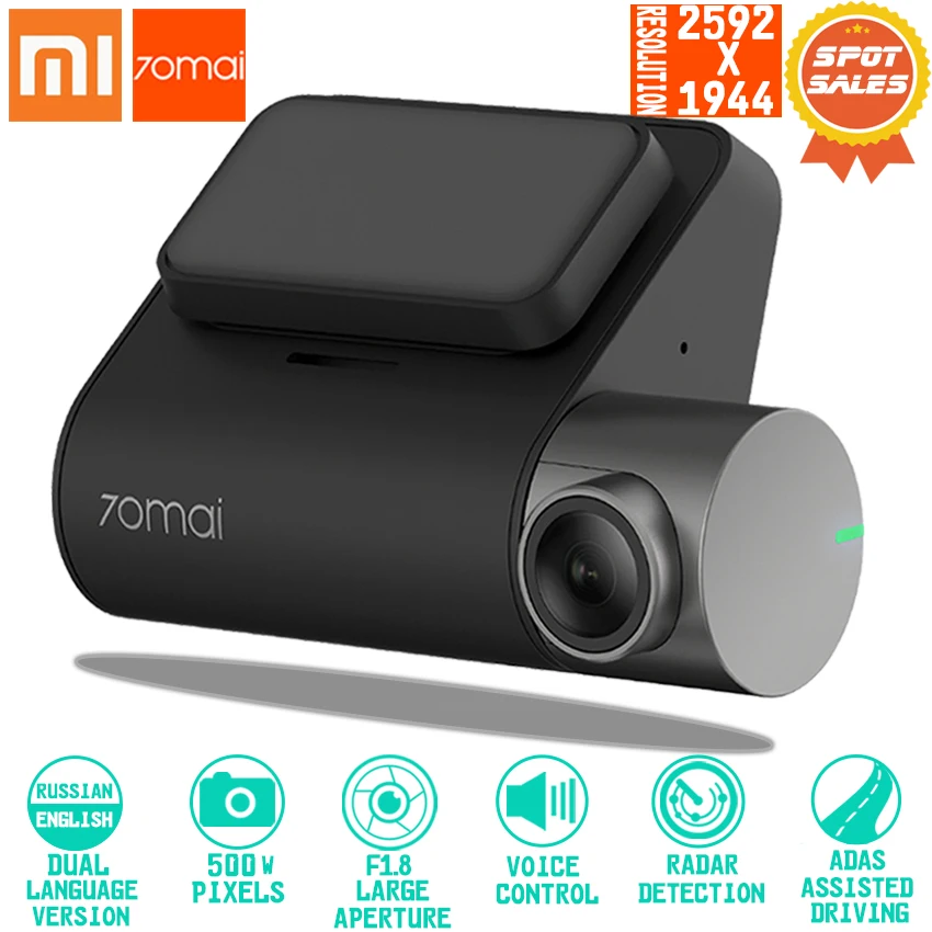 

70mai Dash Cam Pro smart Car 1944P HD Video Recording With WIFI Function Rear View Camera vehicle Parking monitor