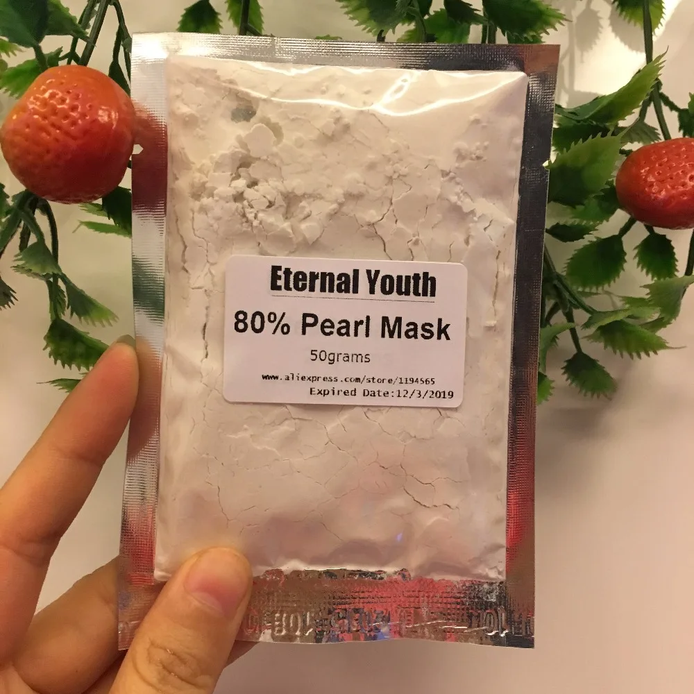 

80% Pearl Face Peel Off Modeling Mask Powder Whitening Moisturizing Anti Aging Skin Care Treatment Natural Hydrating Bulk