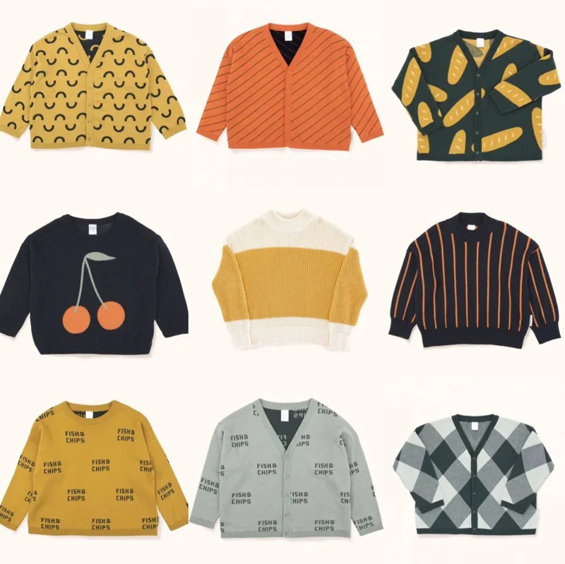 

GIRLS SWEATERS BABY GIRL SWEATER BOYS CARDIGAN SWEATER BOYS CHRISTMAS SWEATERS TINY COTTONS CLOTHES WINTER GIRLS