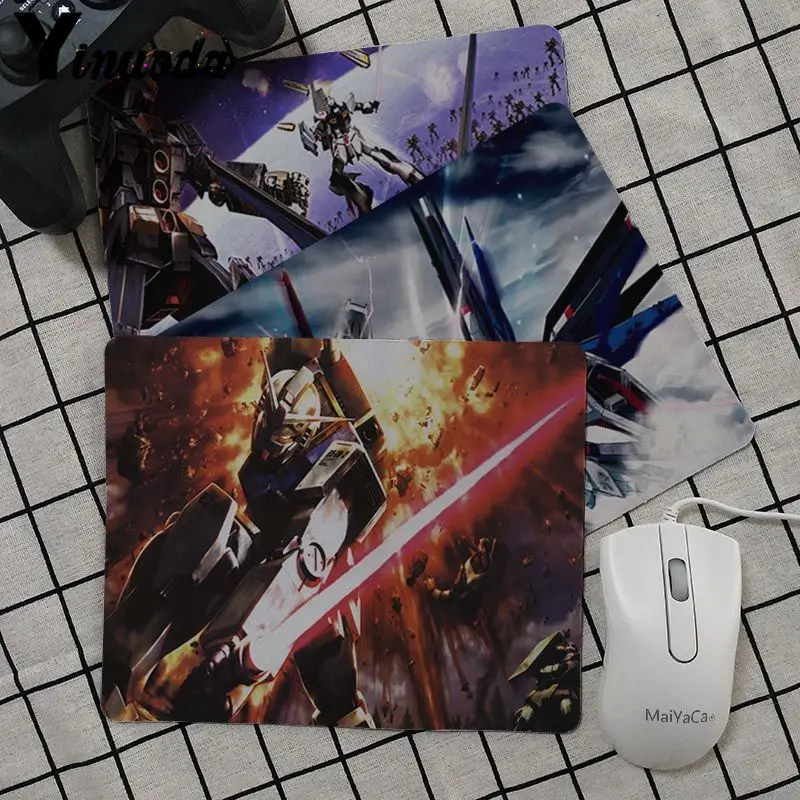 

Yinuoda In Stocked Japanese Anime GUNDAM Unique Desktop Pad Game Mousepad Stylish Gamer Professional Gaming Mouse Pad Gamer