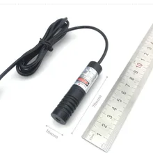 100 мВт линейный лазер 650 нм 2,8-5,2 В отрегулированный модуль лазерной головки 16x70 мм и держатель и адаптер