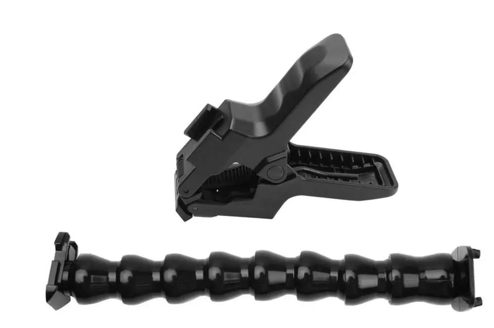 Jaws Flexible Clamp Mount Holder Adjustable Neck for Gopro Hero 6 5 4 3 Session Sjcam SJ4000 Xiaomi Yi 4K Eken H9 H9R  (2)