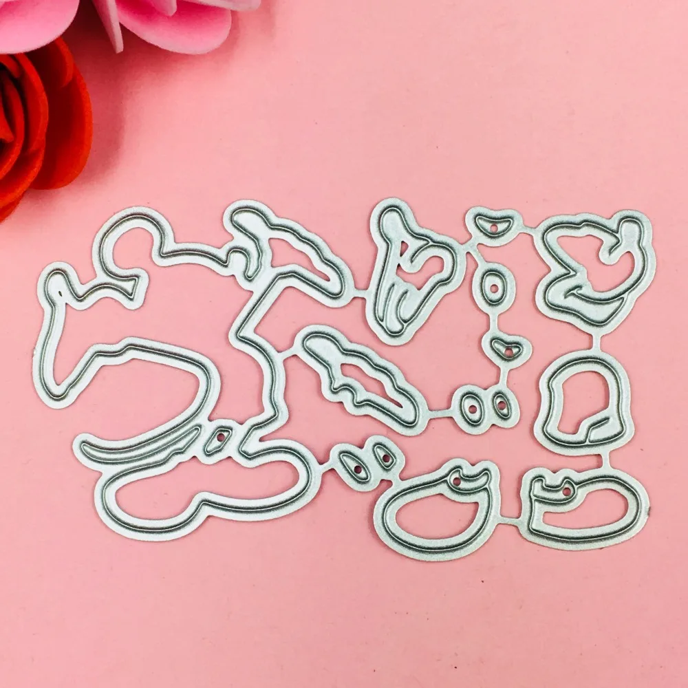 Mickey and Minne Bow Ear Cutting Dies Stencils for DIY Scrapbooking//photo album