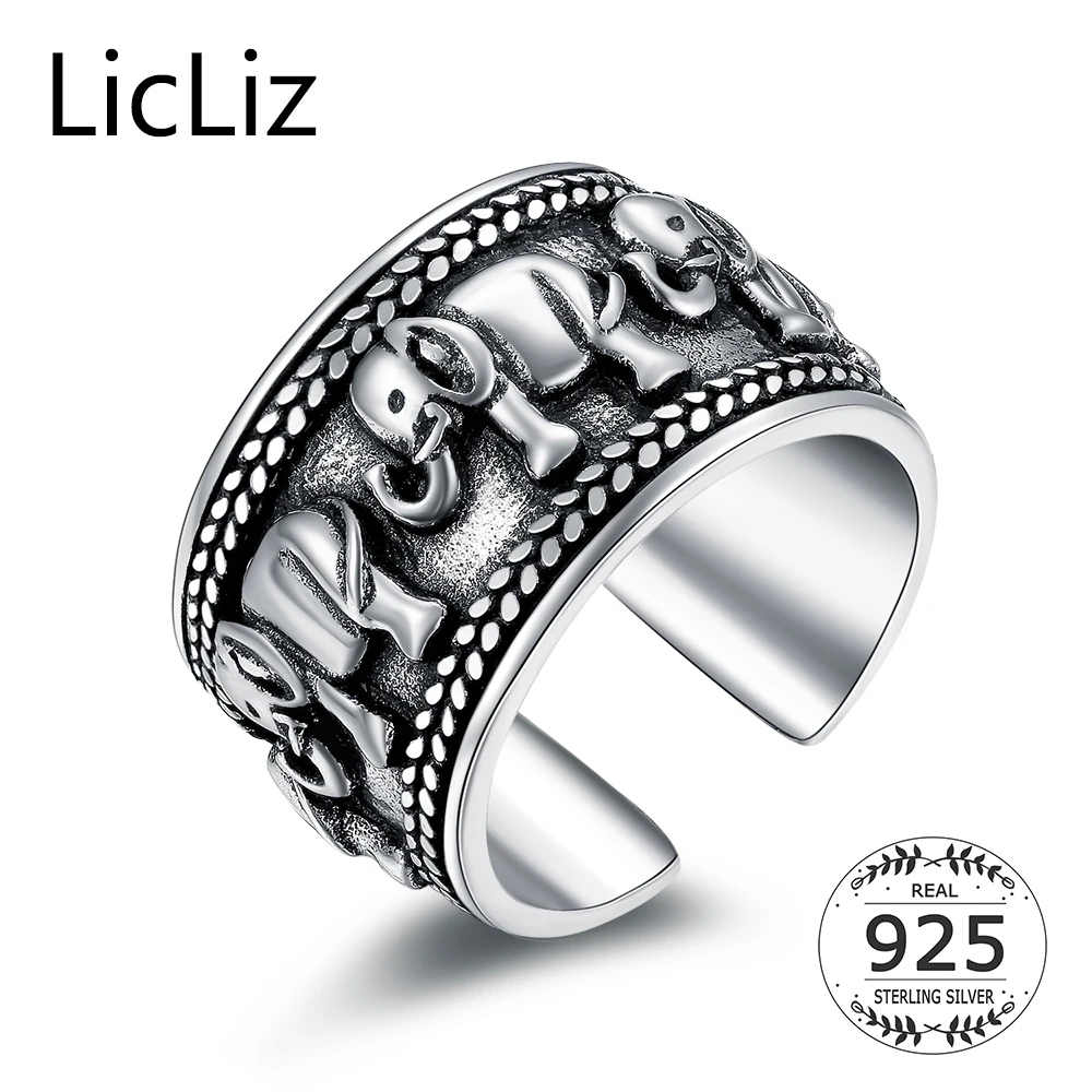 Sterling silver wide band rings for women