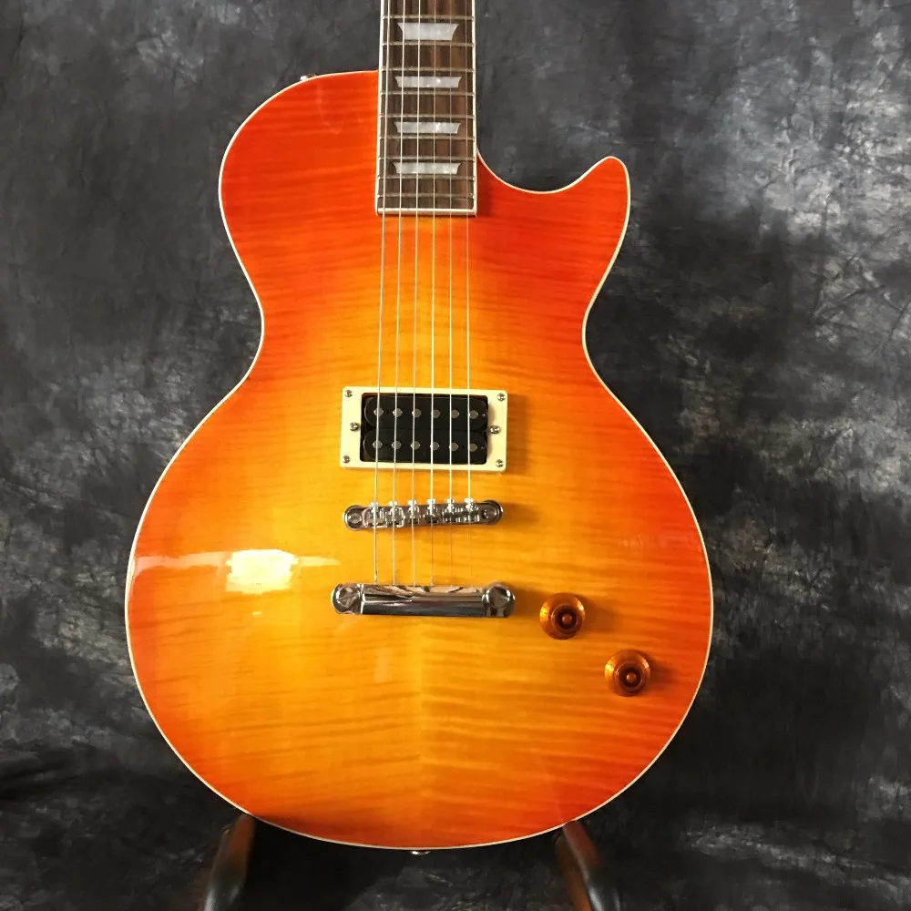 High Quality Electric Guitar, Electric Guitar, Yellow Guitar Good Sound Quality Free Shipping