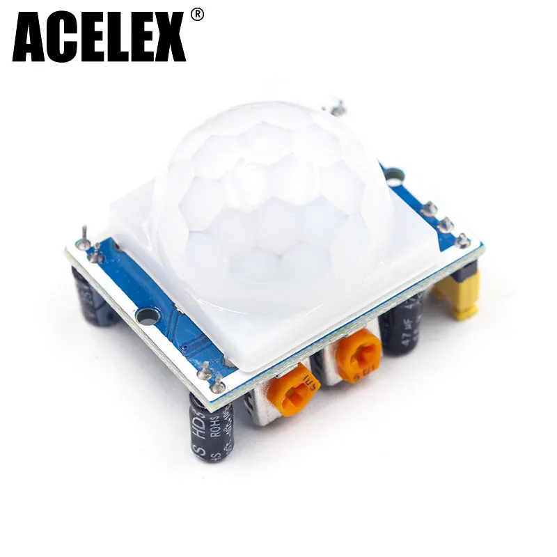 

Blue SR501 HC-SR501 Adjust IR Pyroelectric Infrared PIR module Motion Sensor Detector Module