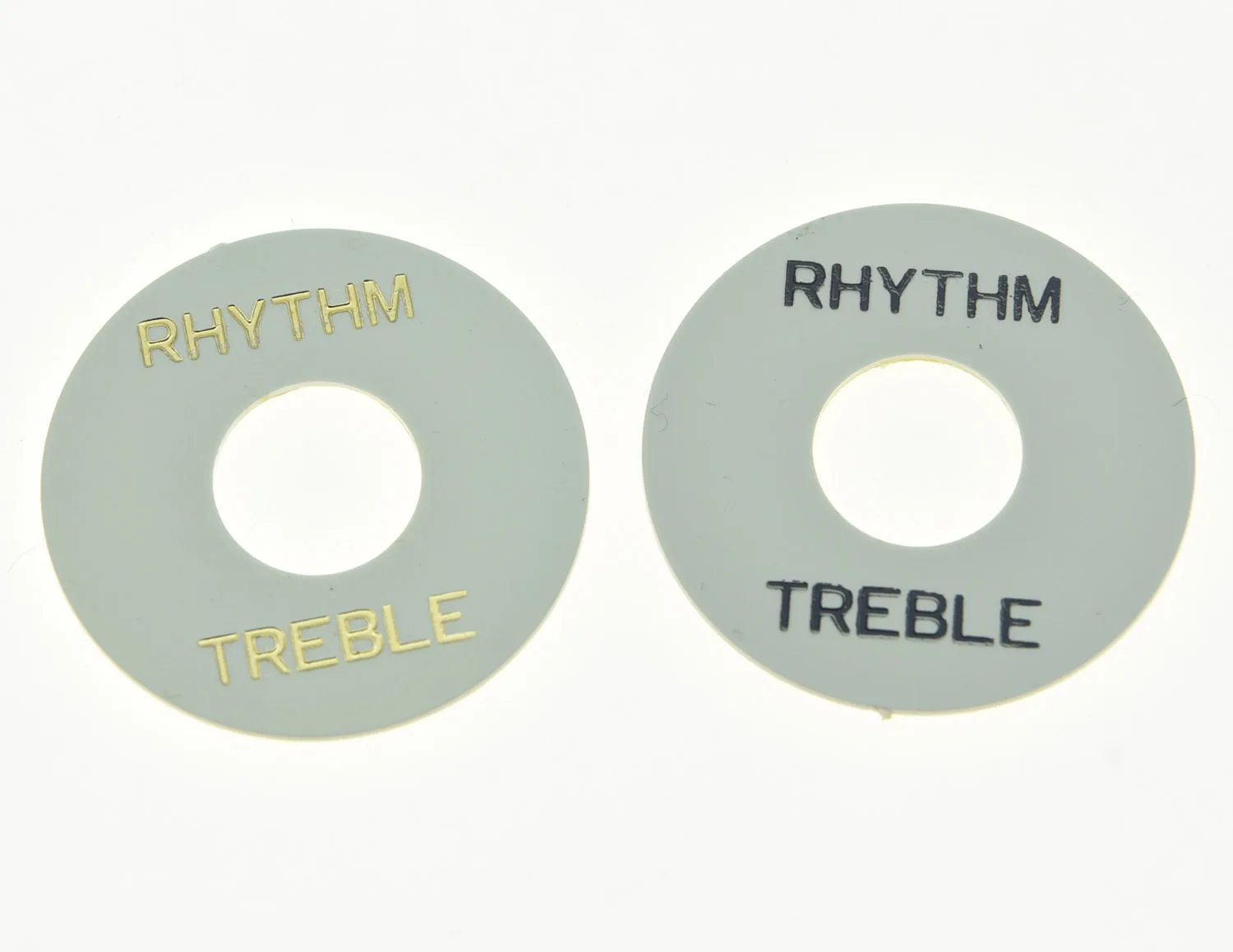 Kaish 2 Pz Bianco Chitarra Toggle Switch Rondella Ritmo Treble Anello Piatto Adatto Lp Les Paul