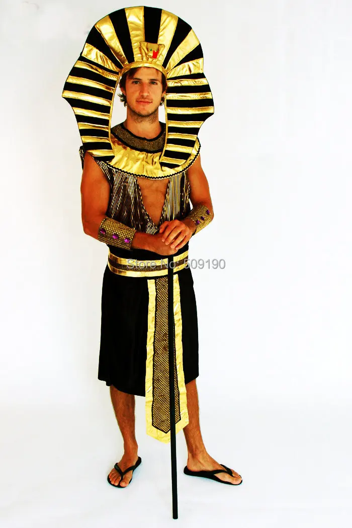 Free shipping Halloween costume Prince Pharaoh king of Egypt clothes