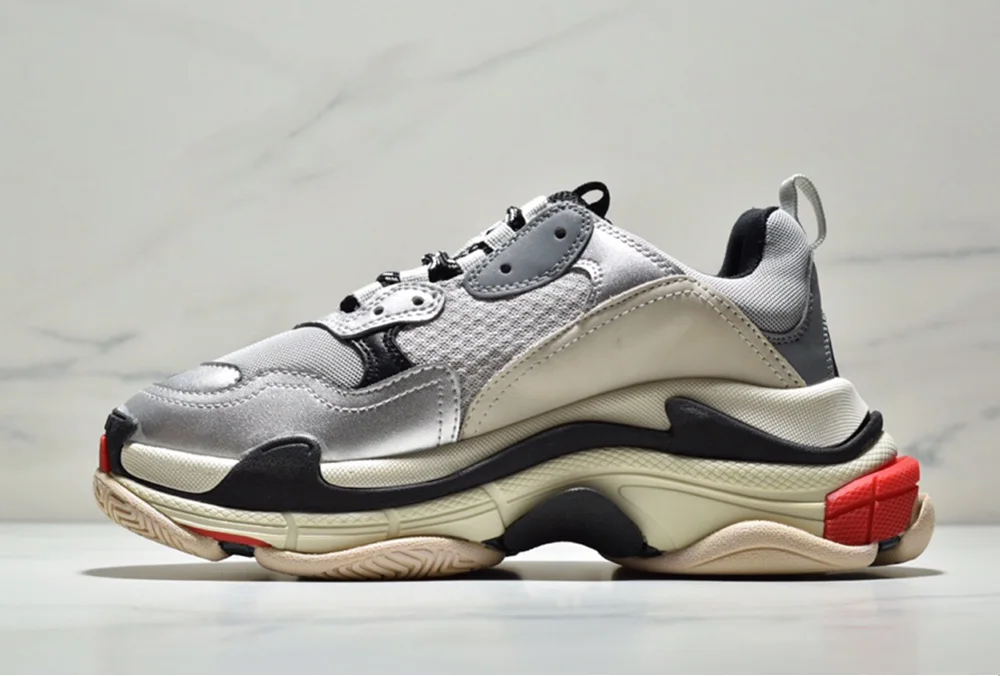 2019 New Excellent Quality Customize Brands Bal Gray Triple S