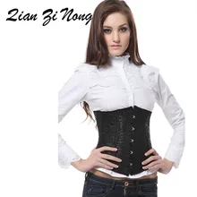 

X mujeres corse sexy underbust cintura cincher corses Negro blanco rojo Gothic corset Top bustier mas tamano corselet s-6xl.