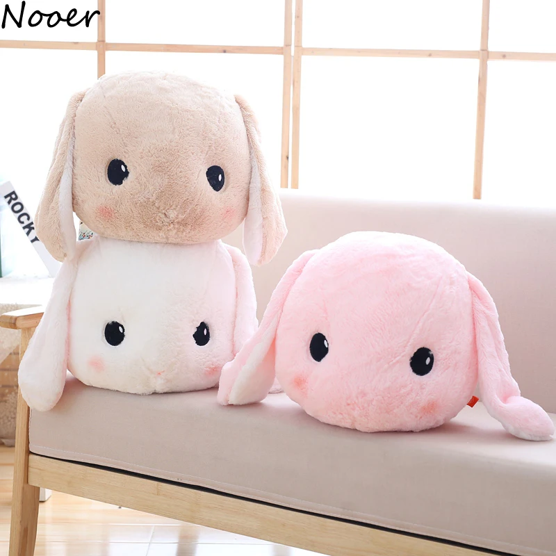 Download Nooer Kawaii Bunny Rabbit Pillow Soft Cute Lop Ear Rabbit Plush Toy Sleeping Pillow Birthday ...