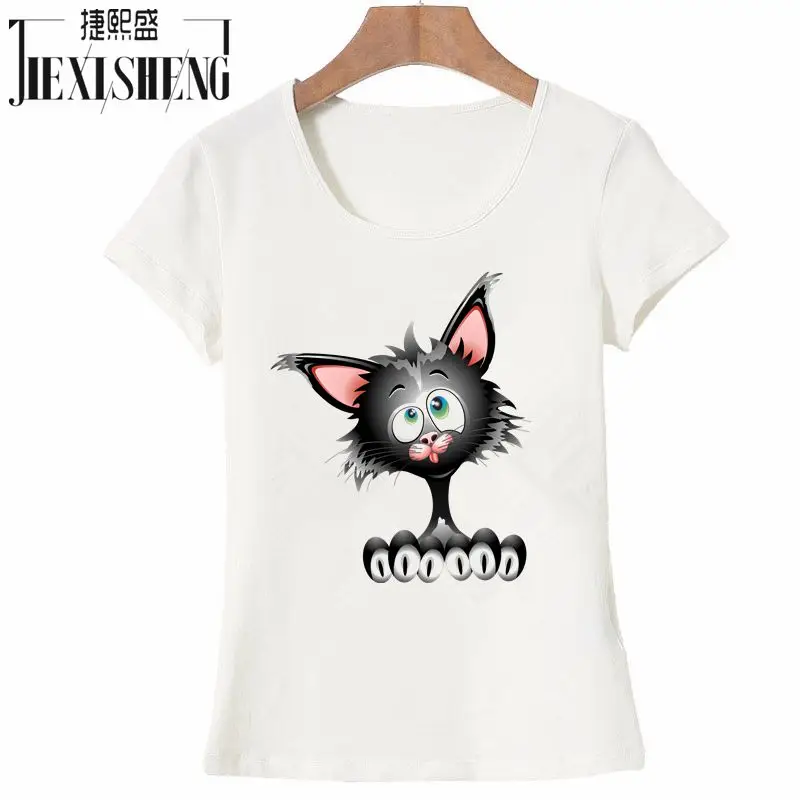 T Shirt Fashion Summer Cotton Short Sleeve T-shirt Cartoon Tom Cat Printed Brand Tops Hh252