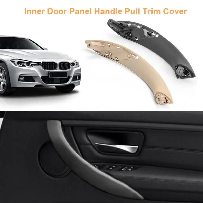 1Pcs Inner Door Panel Handle Pull Trim Cover Front Left for BMW 3Series