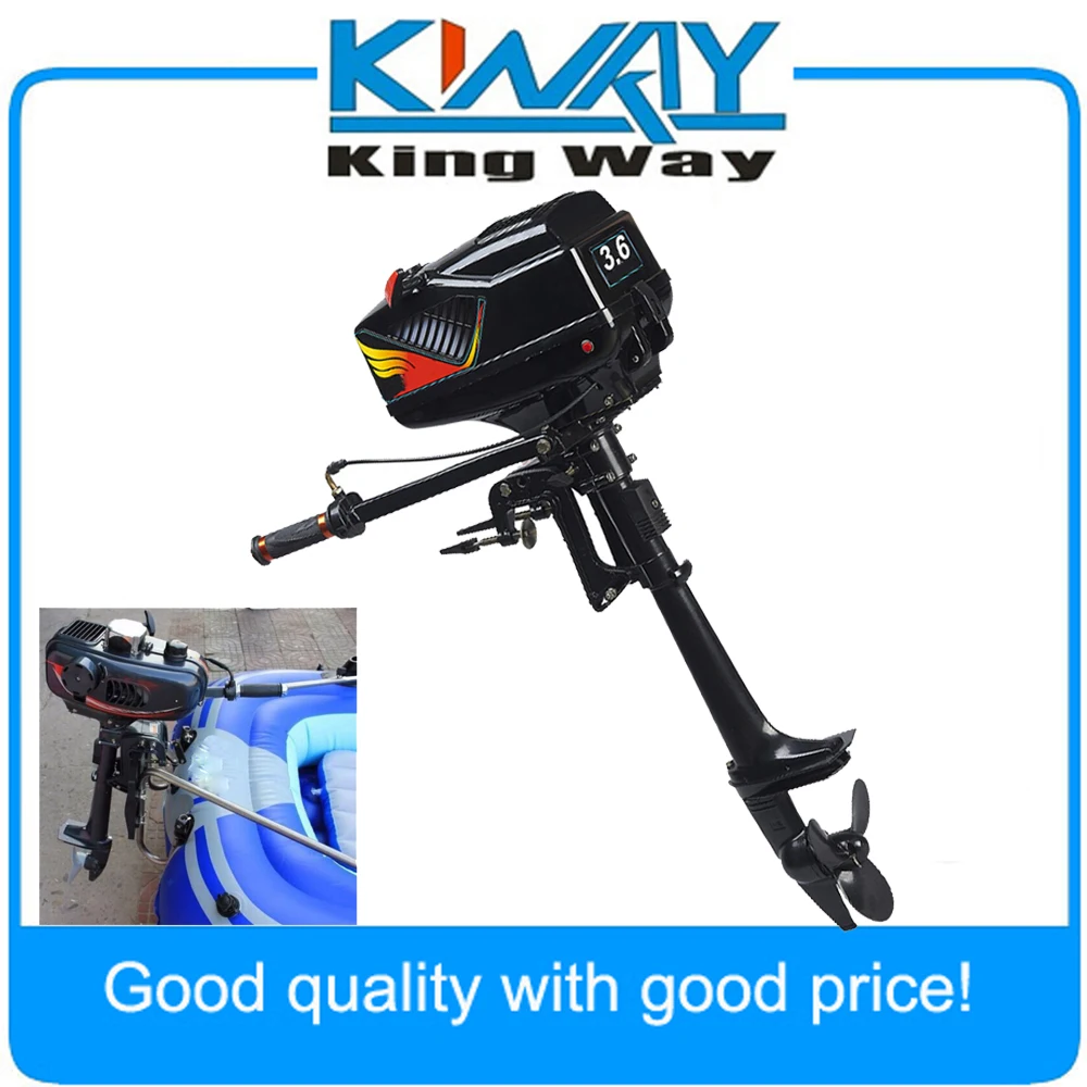 Heavy Duty Outboard Motor Boat Engine w/Water Cooling System 2 Stroke 3