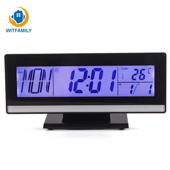 

Large Screen Calendar Backlight Luminous Electronic Led Digital Alarm Clock Home Decoration Clocks Temperature Humidity