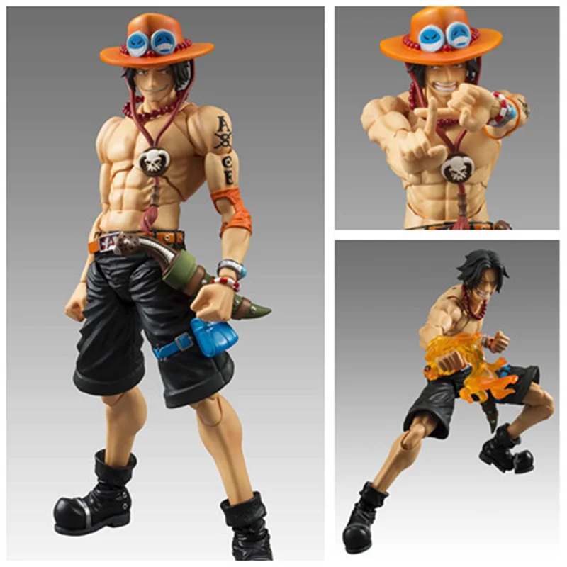 ONE PIECE ACE Can Move Action Figures,19CM Figure Collectible Toys ... - ONE PIECE ACE Can Move Action Figures 19CM Figure Collectible Toys Action Figure Collectible BrinqueDos