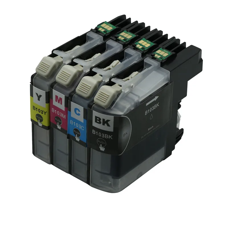 

4PK Compatible Ink Cartridges For Brother LC103 Printer Ink MFC-J4310DW/J4410DW/J4510DW/J4610DW/J4710DW/J6520DW Ink No.290