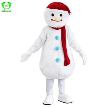 

New Christmas Snowman Mascot Costume Christmas Cosplay Costume Birthday Party Halloween Costume Fancy Dress for Adult