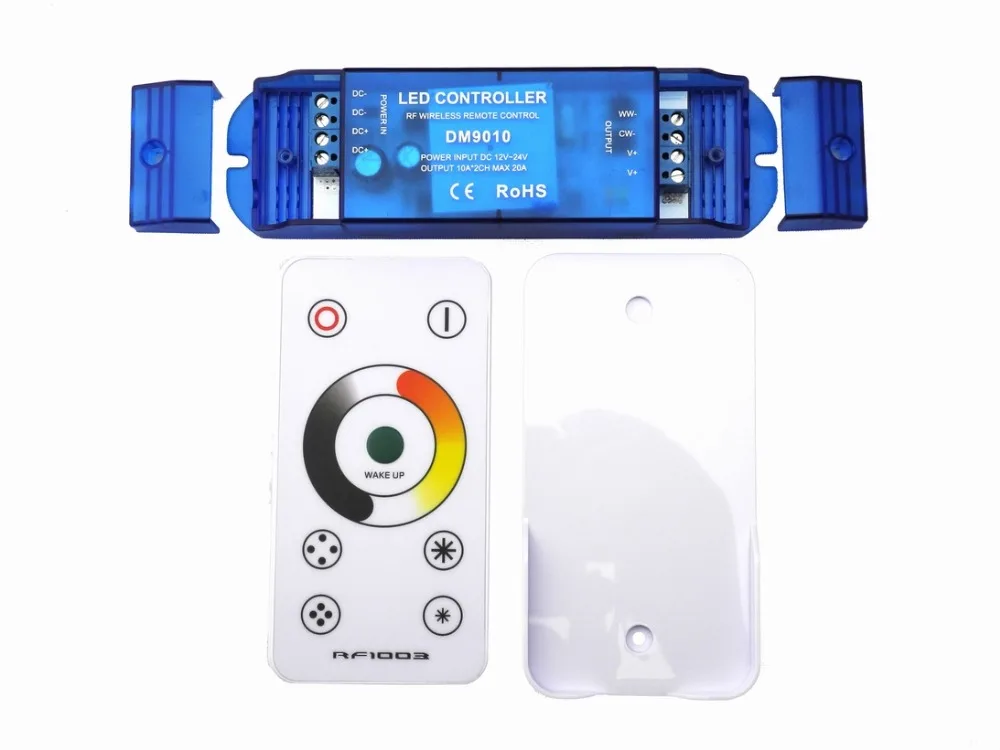 

Free Shipping CCT RF controller, 2CHx20A, 12-24VDC CV, pn:DM9010
