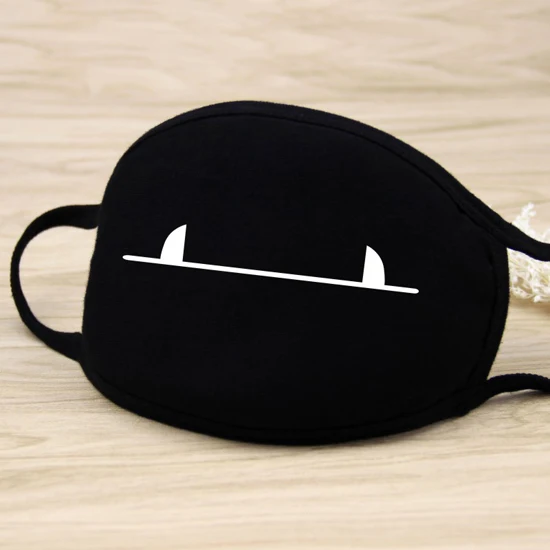 Модные выражение печать черный унисекс Для женщин Для мужчин Анти-туман и дымка ветер пылезащитные маска для лица капюшон FS0747