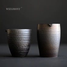 WIZAMONY японский стиль ручной набор для чая чайник жаростойкий сырой керамики чай кувшин ярмарка кружка ча хай Gongdao чайная чашка