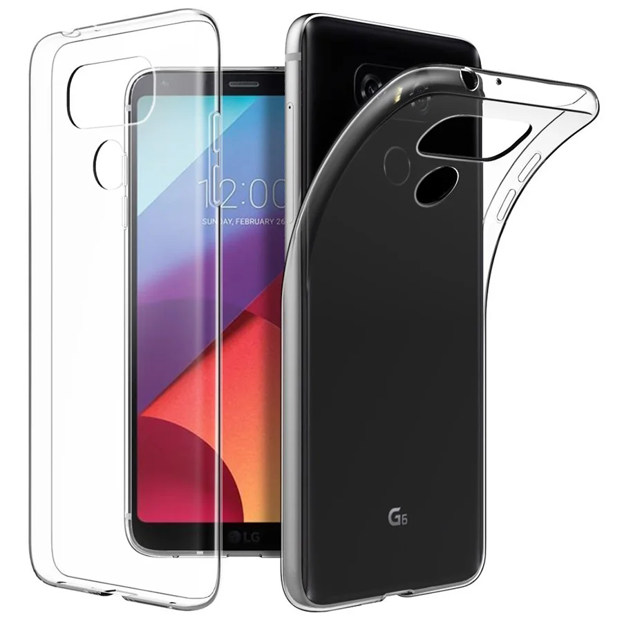 

Transparent Clear Protective Bag Case for LG G7 ThinQ Soft Silicone Gel Anti-Drop Soft TPU Silicone Ultra Thin Phone Cover