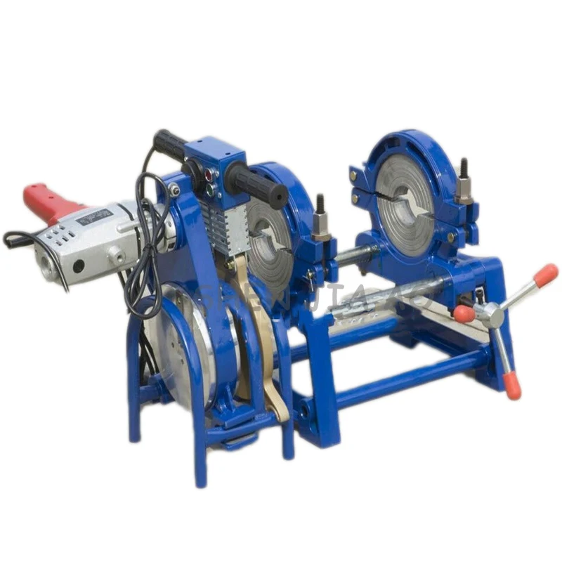Second ring manual butt welding machine PE63-160 pipe fusion welder tool PE tube welding machine piping hot melt engine 1pc Second ring manual butt welding machine PE63-160 pipe fusion welder tool PE tube welding machine piping hot melt engine 1pc