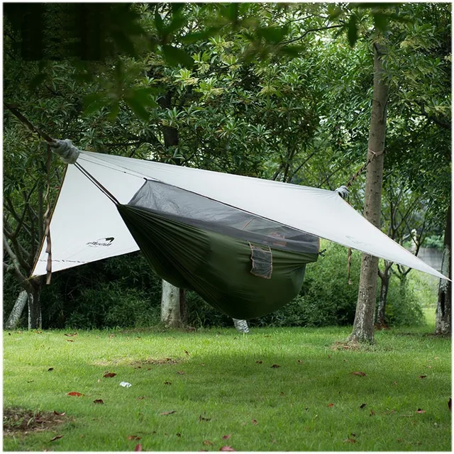 Cheap Naturehike One Person Hammock with Bed Net Ultralight Hanging Tent Sleeping Tent Camping Bed