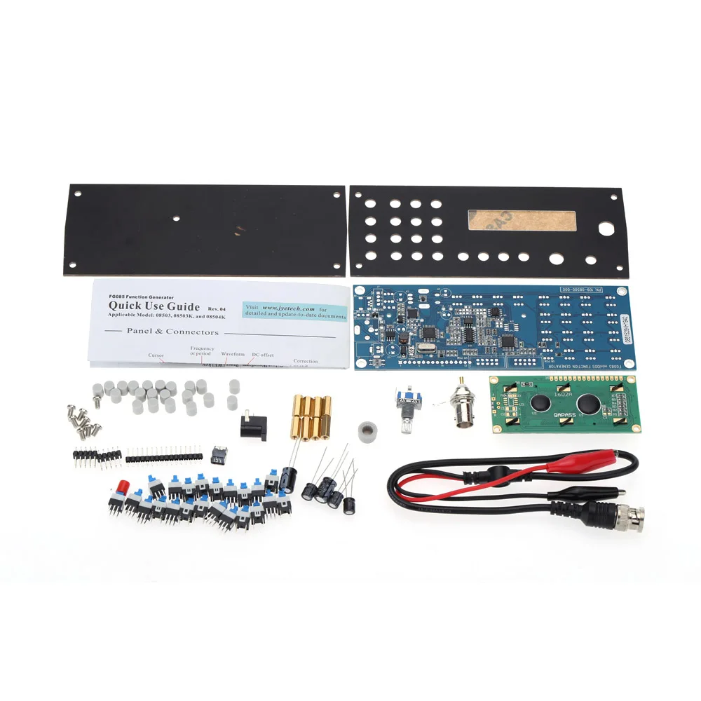 Мини генератор сигналов функции DDS DIY Kit цифровой частоты синтеза с панелью