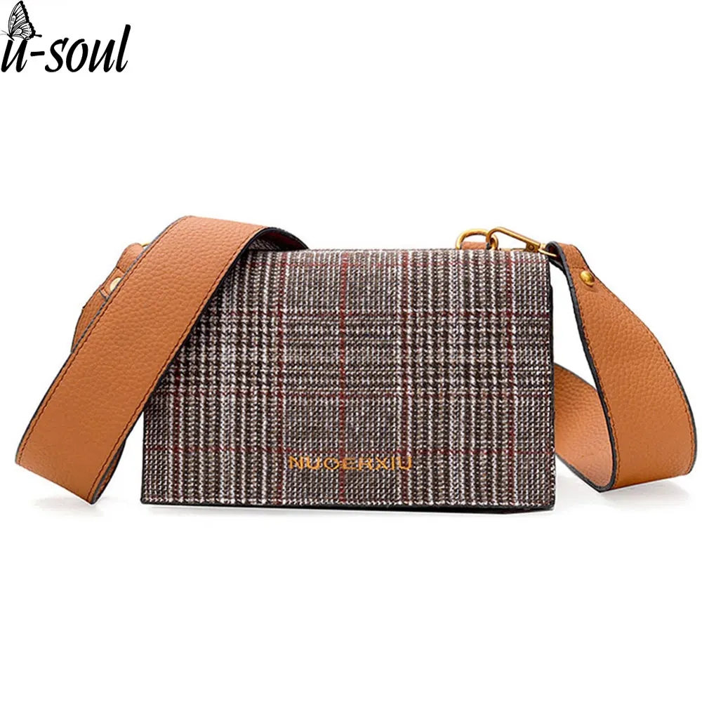 Cuoio Sacchetto Donne Messenger Elaborazione Nuove brown Borse Women Di Lana Dell'unità A Bag Arrivo Women A4132 Casual Tracolla Borsa Inverno Black Delle PrqgPpv