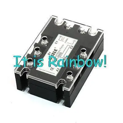 

Free Shipping Panel Mounted 8-Terminal 3 Phase SSR Solid State Relay 3-32VDC/480VAC 25A