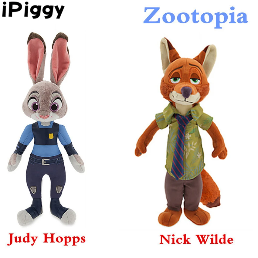 

23CM Zootopia Fox Nick Wilde Bunny Judy Hopps Plush Doll Movie Zootopia Zootropolis Stuffed Plush Toys Foxy Toys Rick And Morty