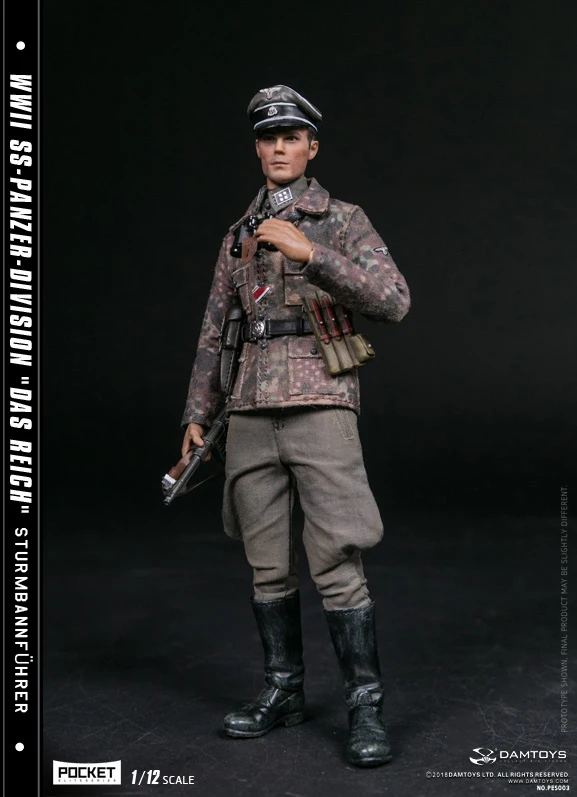 DAMTOYS PES003 1/12 WWII немецкая бронированная дивизия Mager фигурка солдата с 2 головками Коллекционная фигурка куклы