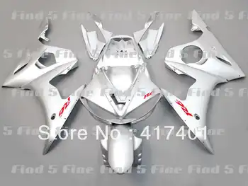 

silver for YAMAHA YZFR6 04-05 YZF R6 2004-2005 04 05 YZF-R6 2004 2005 ABS full motorcycle fairing kit