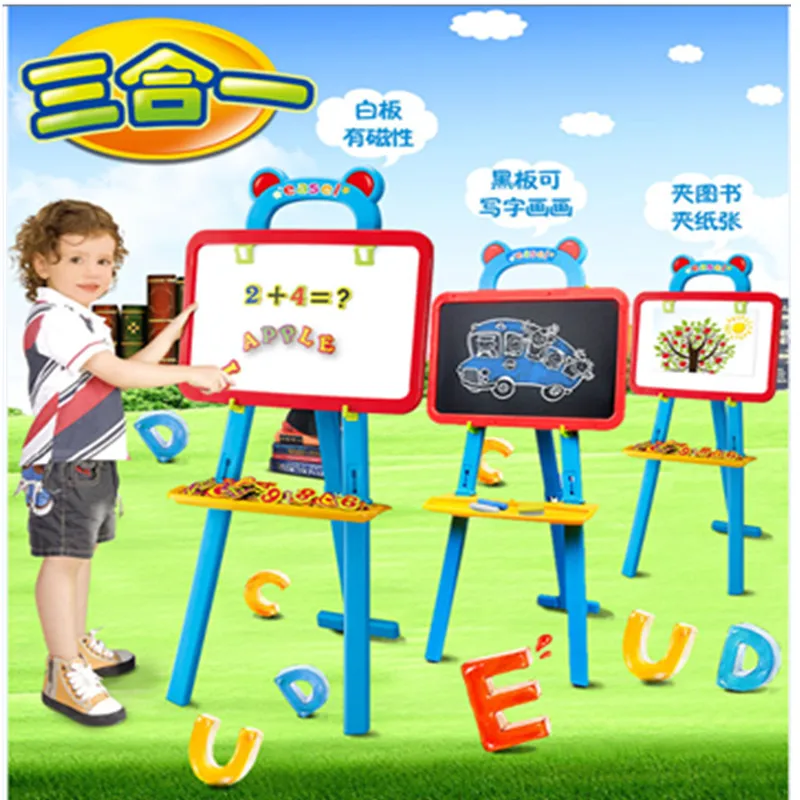 

New Arrival Lifting Board Magnetic Double-sided Drawing  Baby Board Teaching Puzzle Toys Gift  Magnetic Table  early education