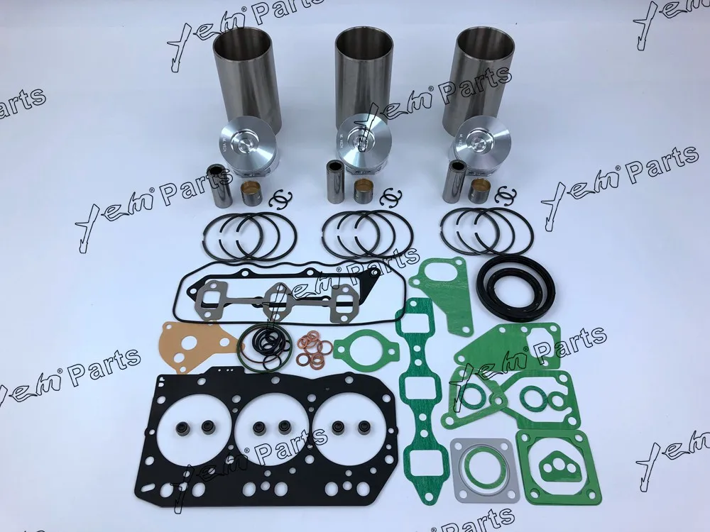 For Yanmar engine 3TNV82 repair kit piston ring cylinder liner full gasket set |