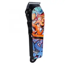 Граффити электрическая машинка для стрижки волос перезаряжаемая Ретро триммер для волос режущий станок для бритья