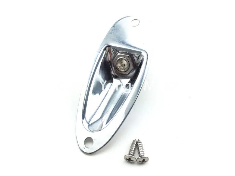 Niko Chrome Chitarra Elettrica Di Uscita Martinetti Socket Piatto E 2 Viti Per Fender Strat Chitarra Elettrica Commercio All'Ingrosso Libero Di Traspo