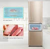 206L трехдверный холодильник, бытовой Холодильный и Морозильный холодильник, холодильник прямого охлаждения 3