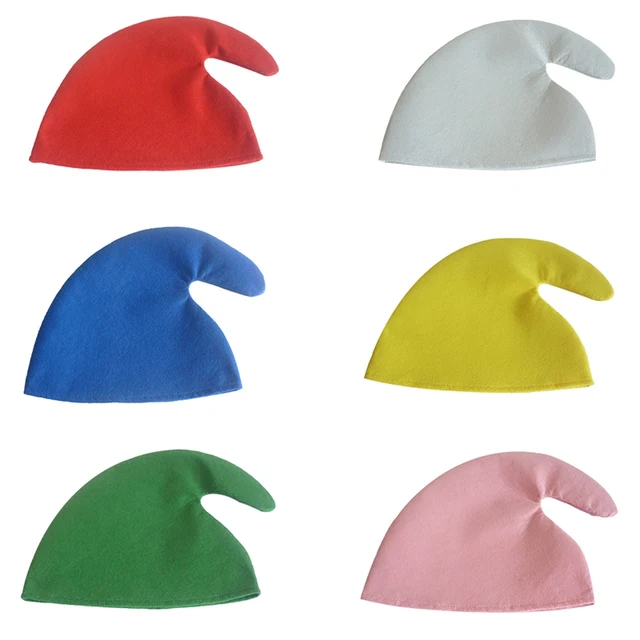 1pcs christmas hat elves hat show props adults and children colorful