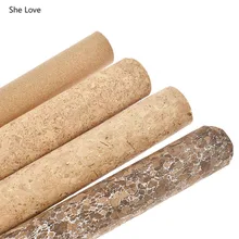 Chzimade 21x135cm naturalny miękki korkowy materiał ze skóry Vintage materiały do szycia na łuk ręcznie robiona torba buty