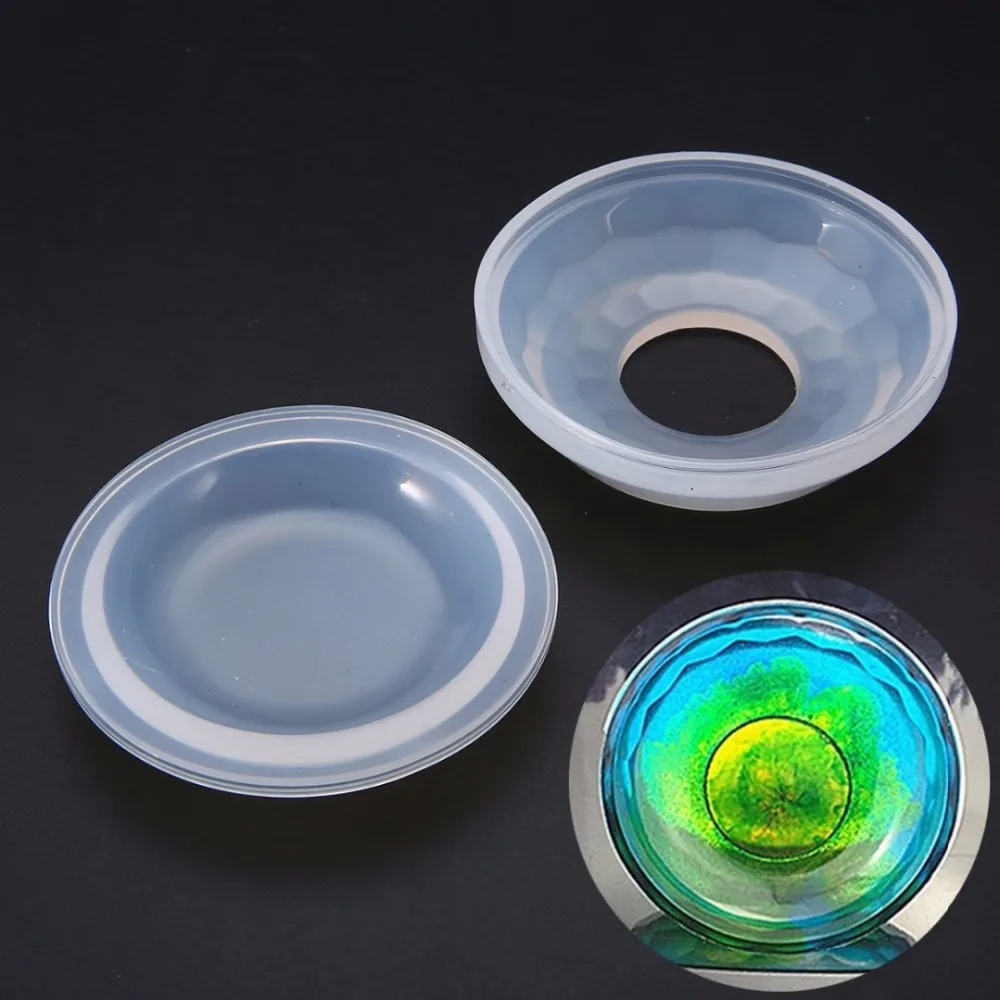 

1 Set Transparent Silicone Resin Mold Dishes Bowl Plate Model Making Mould DIY Decorative Jewelry Craft 60*27*15mm Shellhard