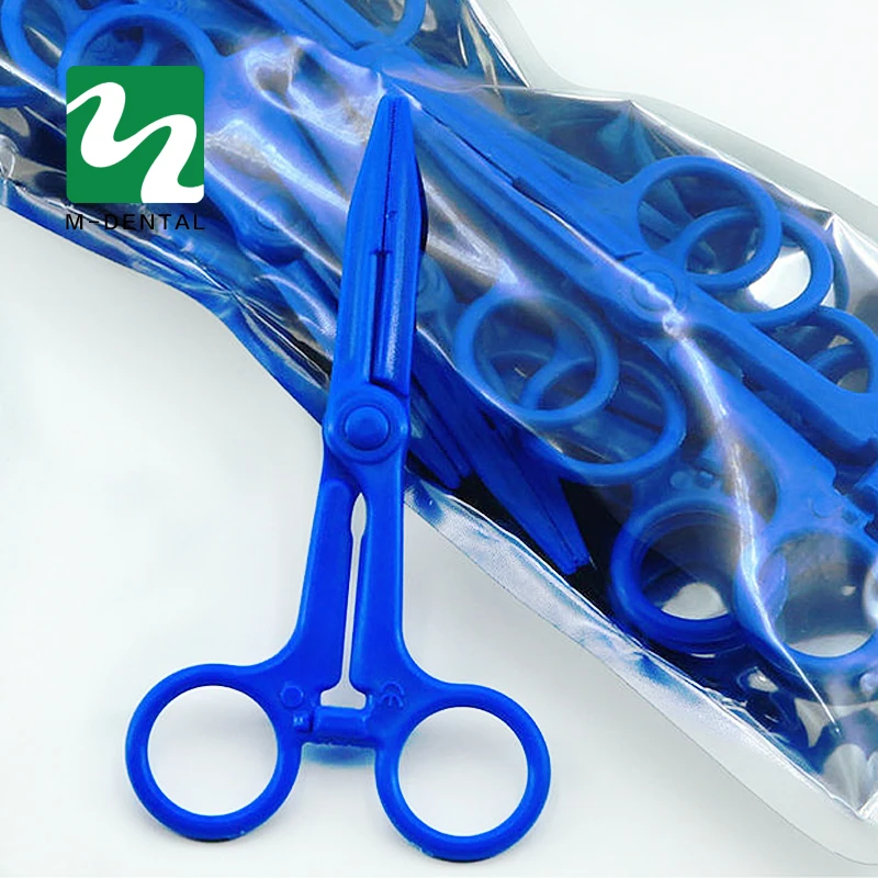 12 шт./пакет Стоматологические Одноразовые щипцы Hemostats стоматологическое