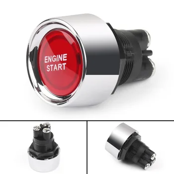 

Areyourshop Button Switch SCI 12V Car LED Engine Start Push Button Switch 22mm Universal Red Wholesale Switches